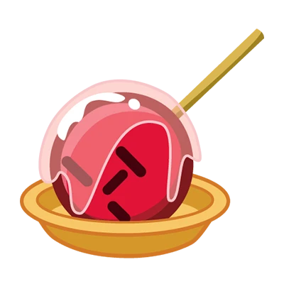 あんず飴にん