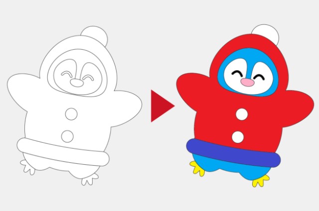 ARキャラクター制作図