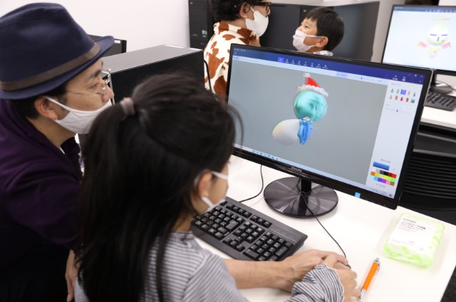 VR用3Dモデリングデザイン体験風景②