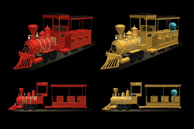 3Dモデルで作った遊園地のアトラクション②